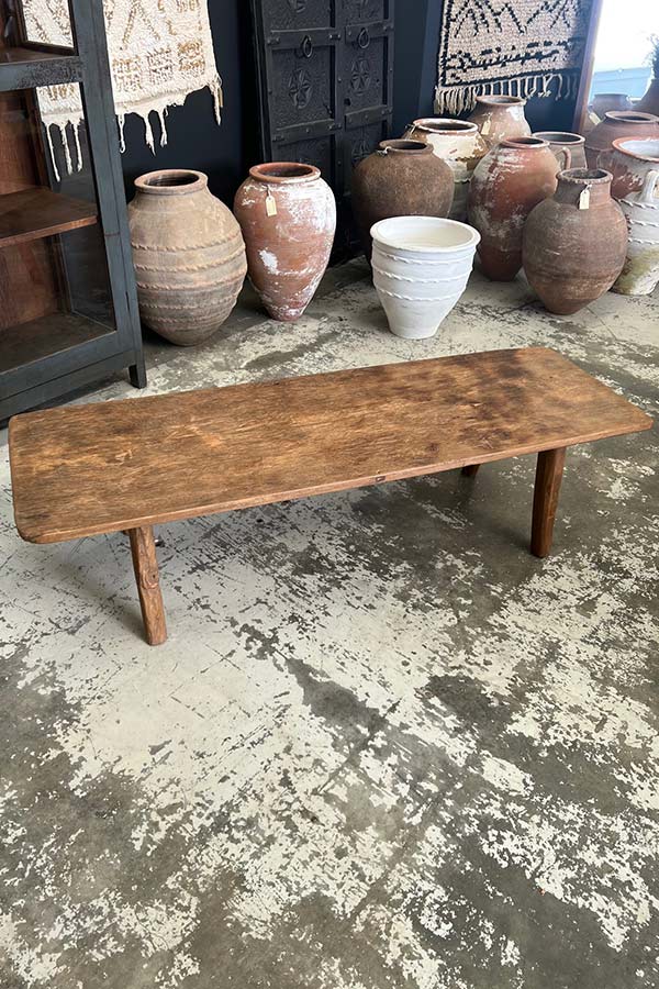 Teak Bench Seat & Coffee Table