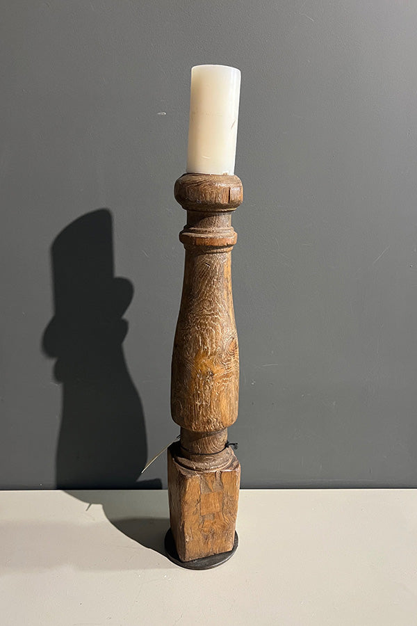 Indian Rustic Candle Stick V2