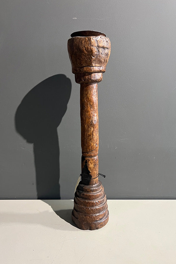 Indian Teak Candle Stick V5