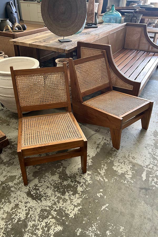 Javanese Rattan & Teak Chair V2