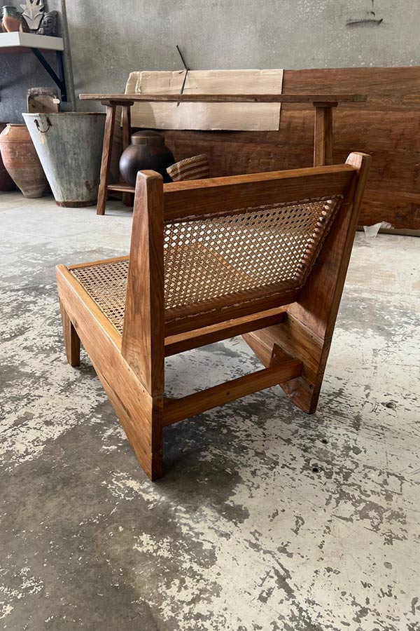 Javanese Rattan & Teak Chair