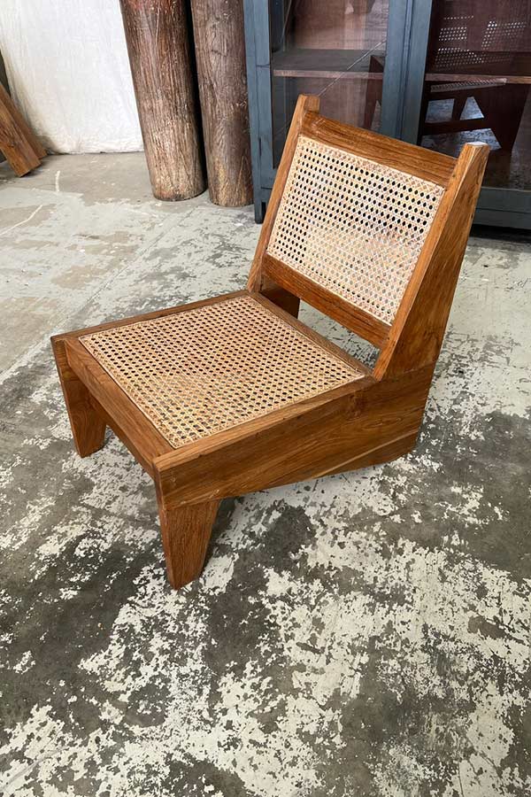 Javanese Rattan & Teak Chair