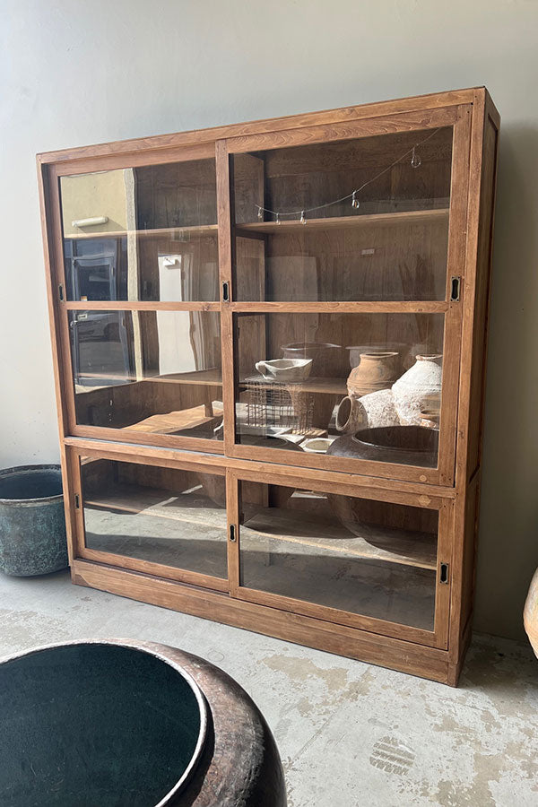 Javanese Teak Wall Cabinet