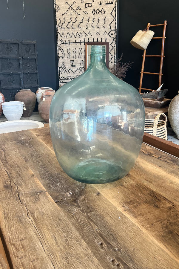 Large Vintage Glass Vase