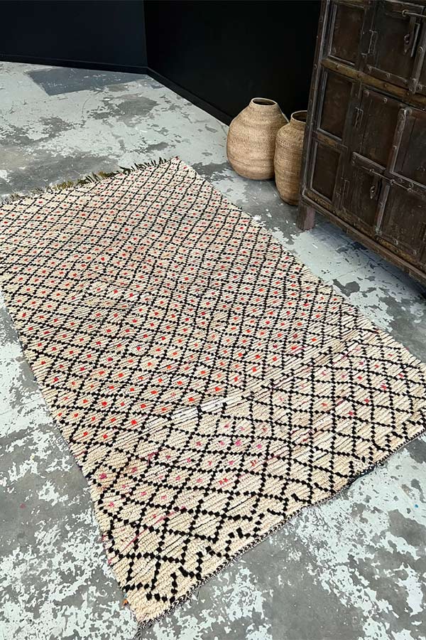 Authentic Moroccan Hand-Knotted Rug