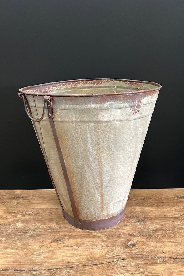 Reclaimed Large Galvanised Turkish Planter V1