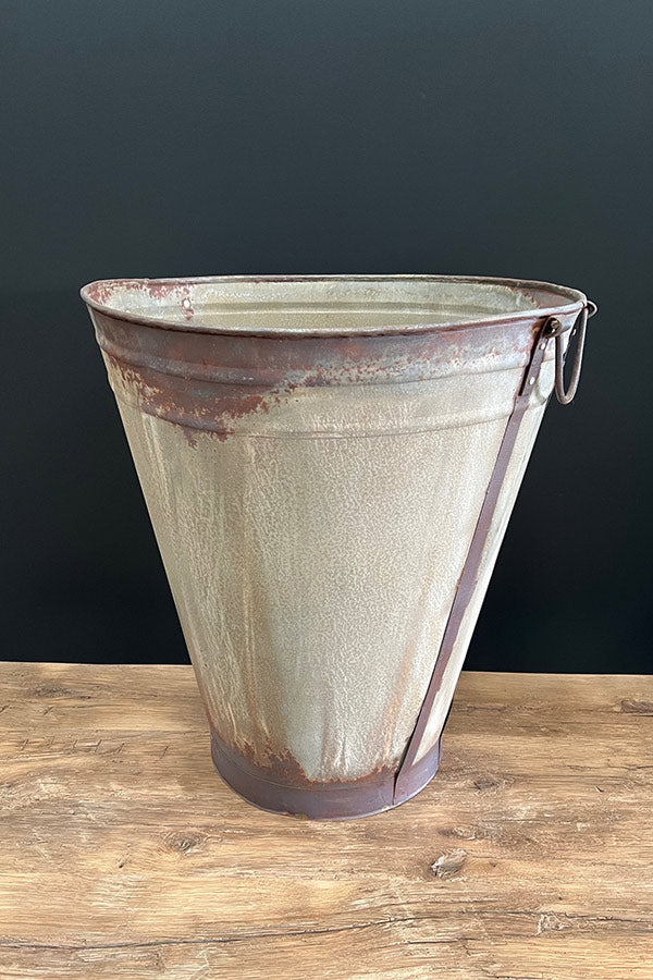 Reclaimed Large Galvanised Turkish Planter V1