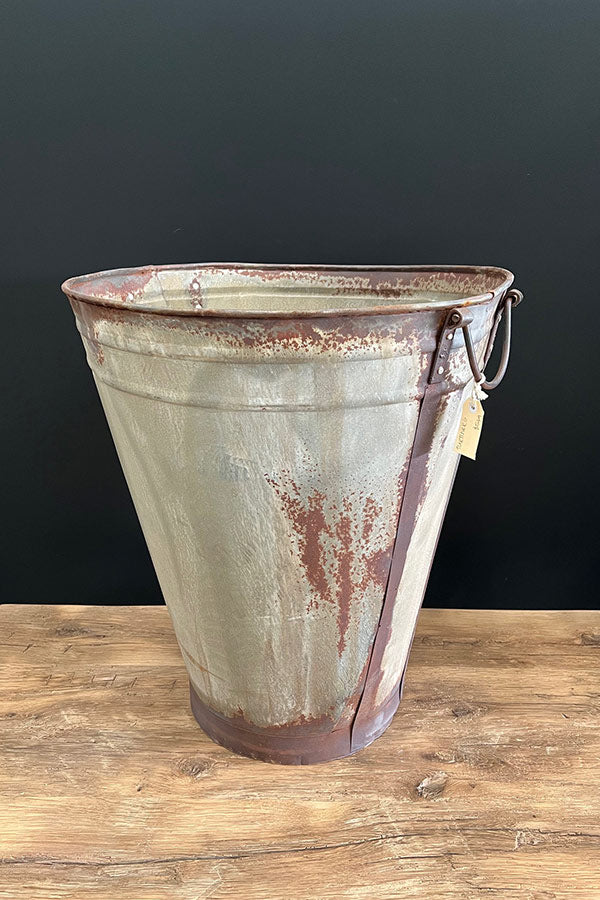 Reclaimed Large Galvanised Turkish Planter V1