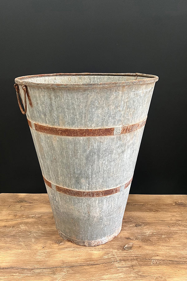 Reclaimed Large Galvanised Turkish Planter V2