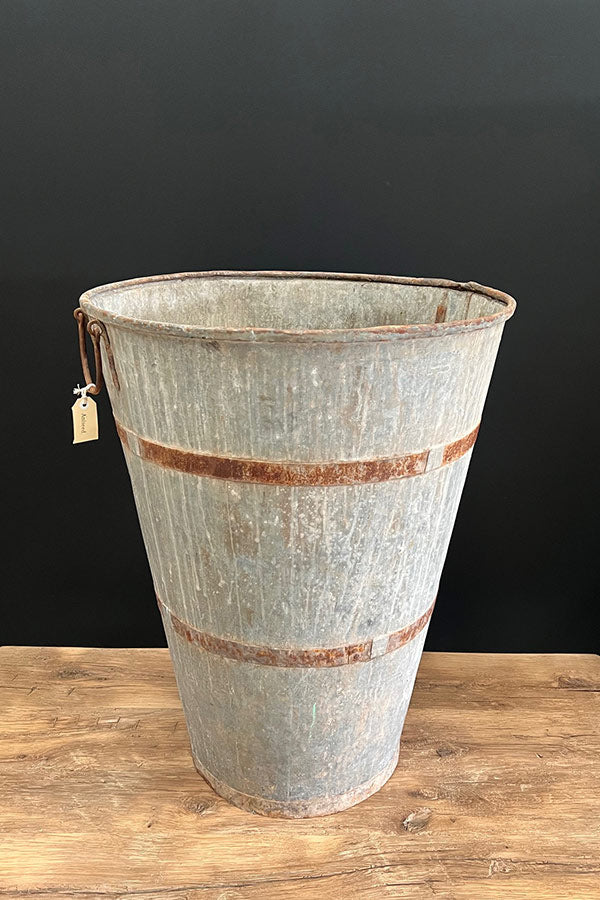 Reclaimed Large Galvanised Turkish Planter V2