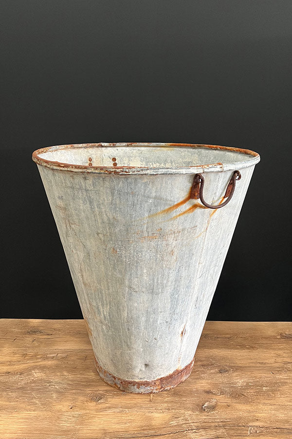 Reclaimed Large Galvanised Turkish Planter V4