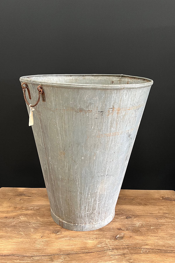 Reclaimed Large Galvanised Turkish Planter
