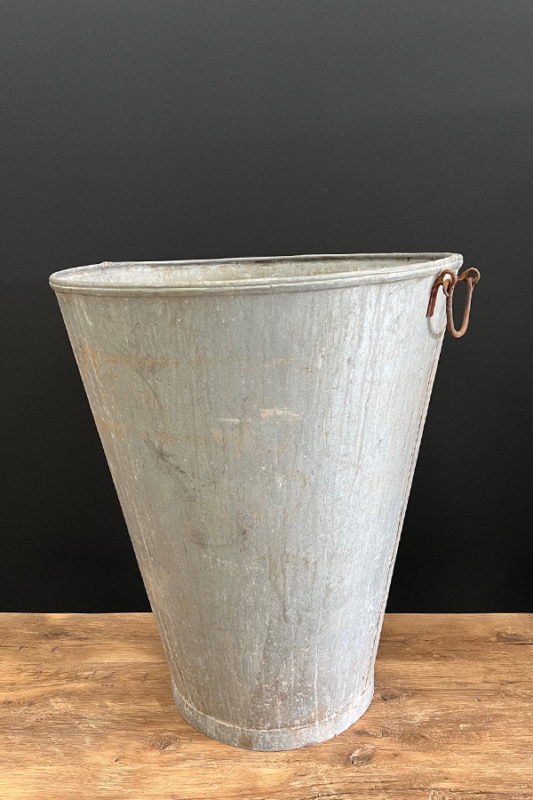 Reclaimed Large Galvanised Turkish Planter