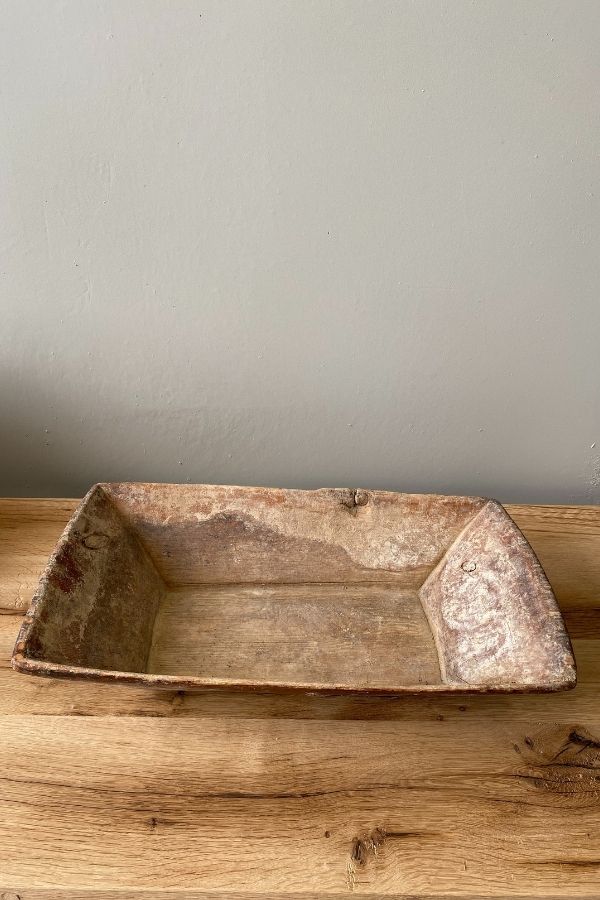 Small Turkish Wooden Dough Trough