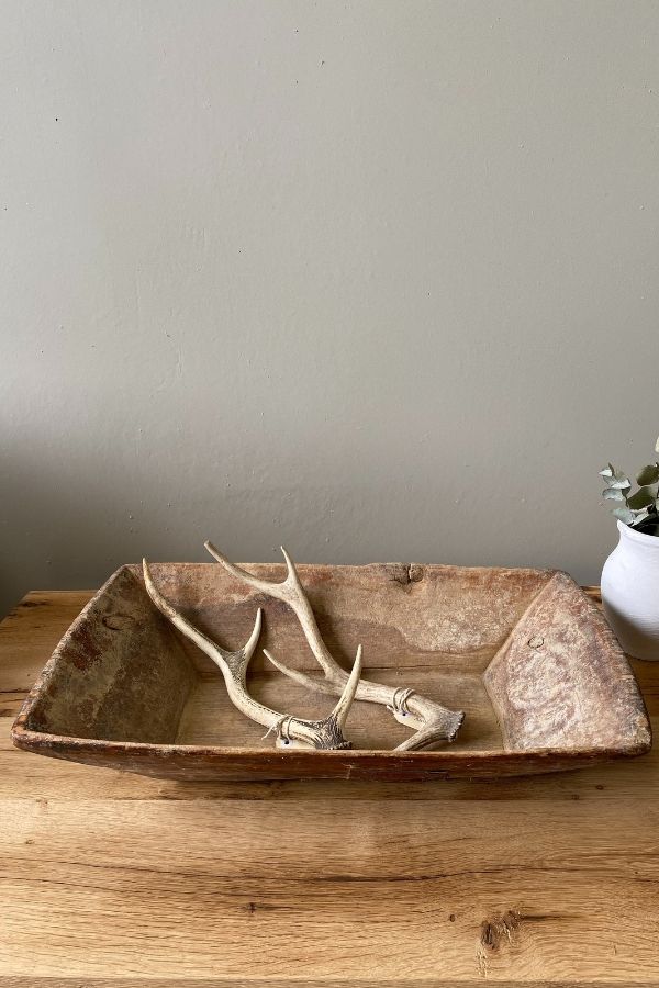 Small Turkish Wooden Dough Trough