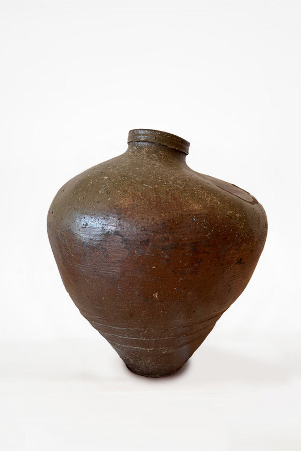 Chinese Brown Rice Wine Urn 3