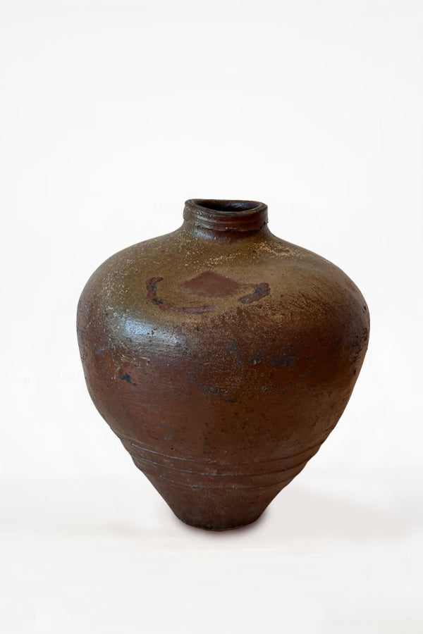 Chinese Brown Rice Wine Urn 3