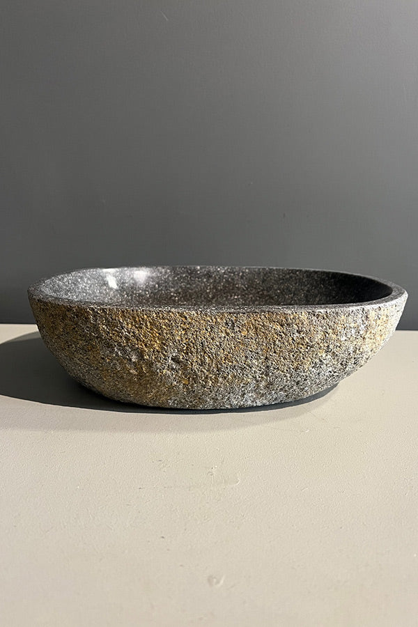 Rustic River Stone Bowl V3