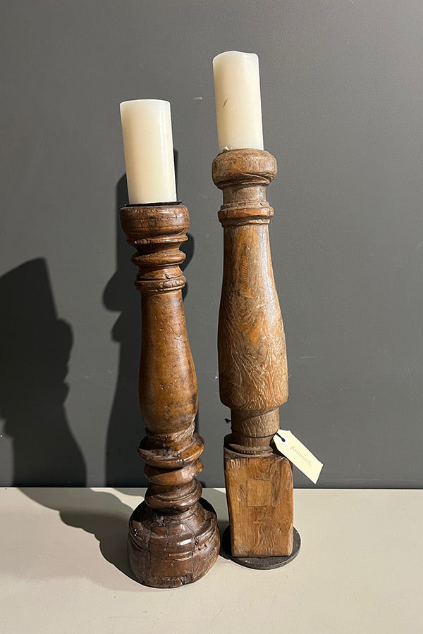 Indian Rustic Candle Stick V2