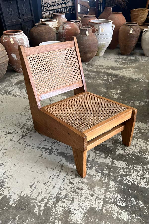 Javanese Rattan & Teak Chair