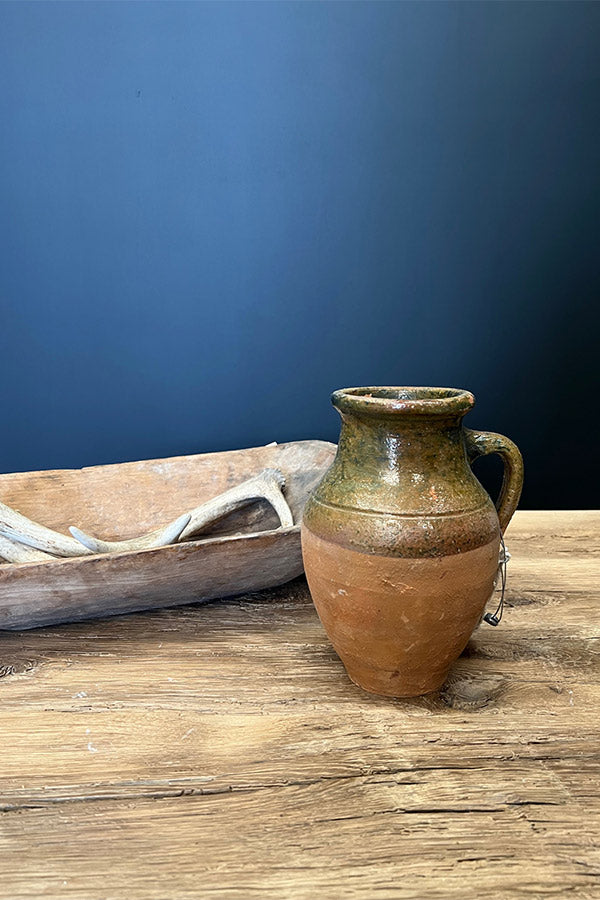 Mini Turkish Green Glazed Jug