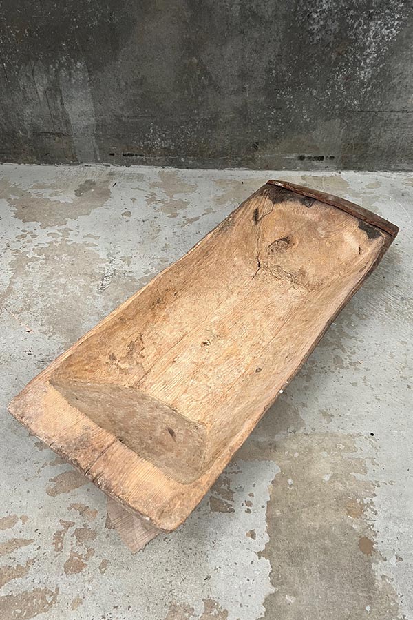 Turkish Dough Trough with Mended Cracks