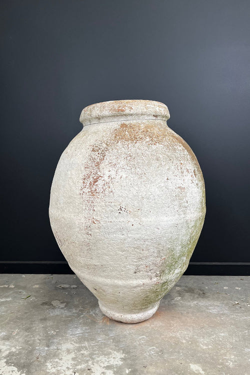Large Odemis White Washed Pot | Aniseed Home