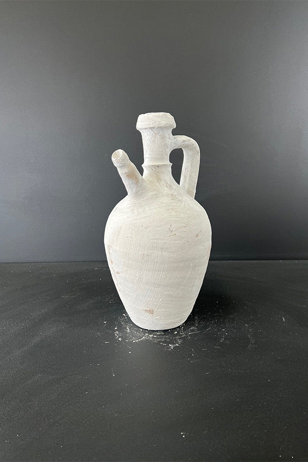 White Turkish Jug with Spout