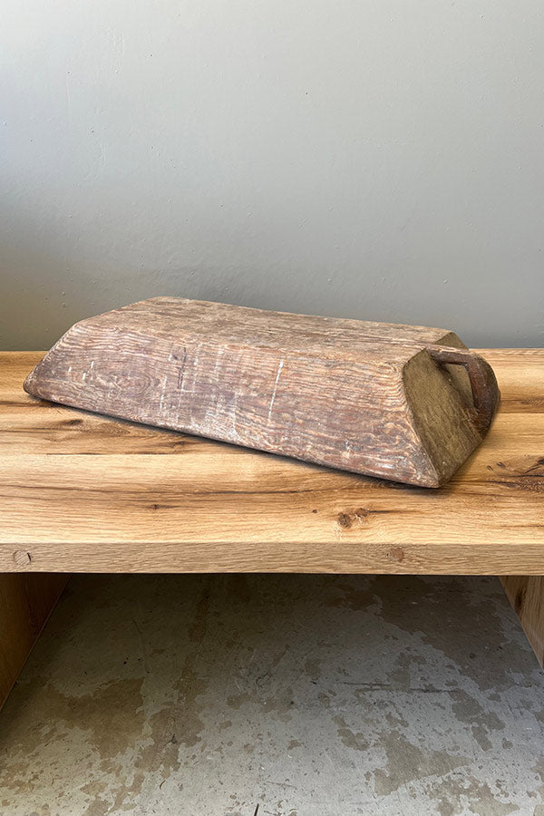 Single Handled Turkish Wooden Trough