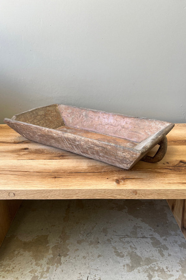 Single Handled Turkish Wooden Trough