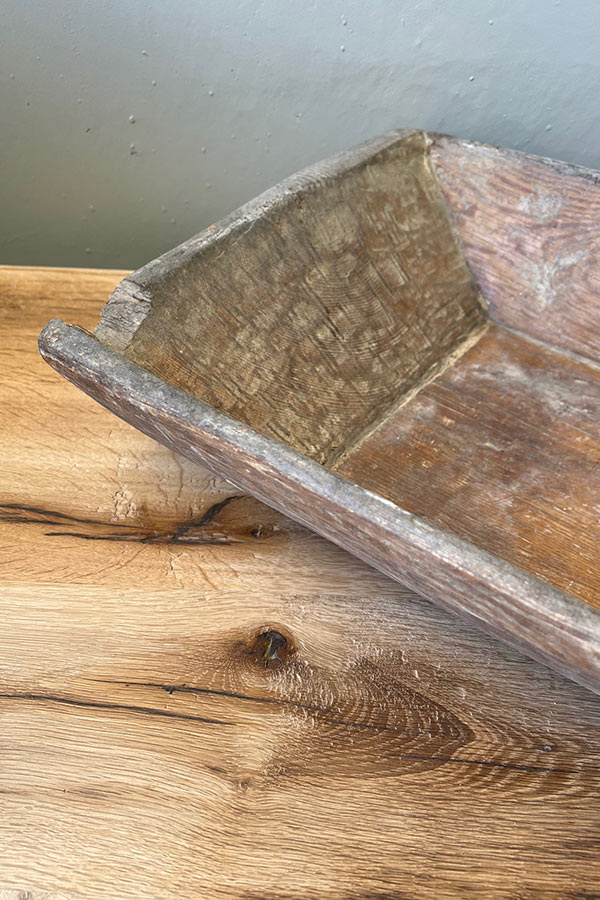 Single Handled Turkish Wooden Trough