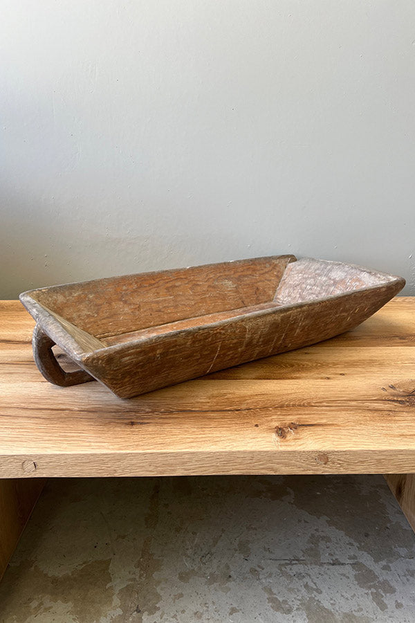 Single Handled Turkish Wooden Trough